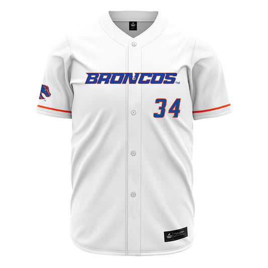 Boise State - NCAA Football : Alexander Teubner - White Jersey