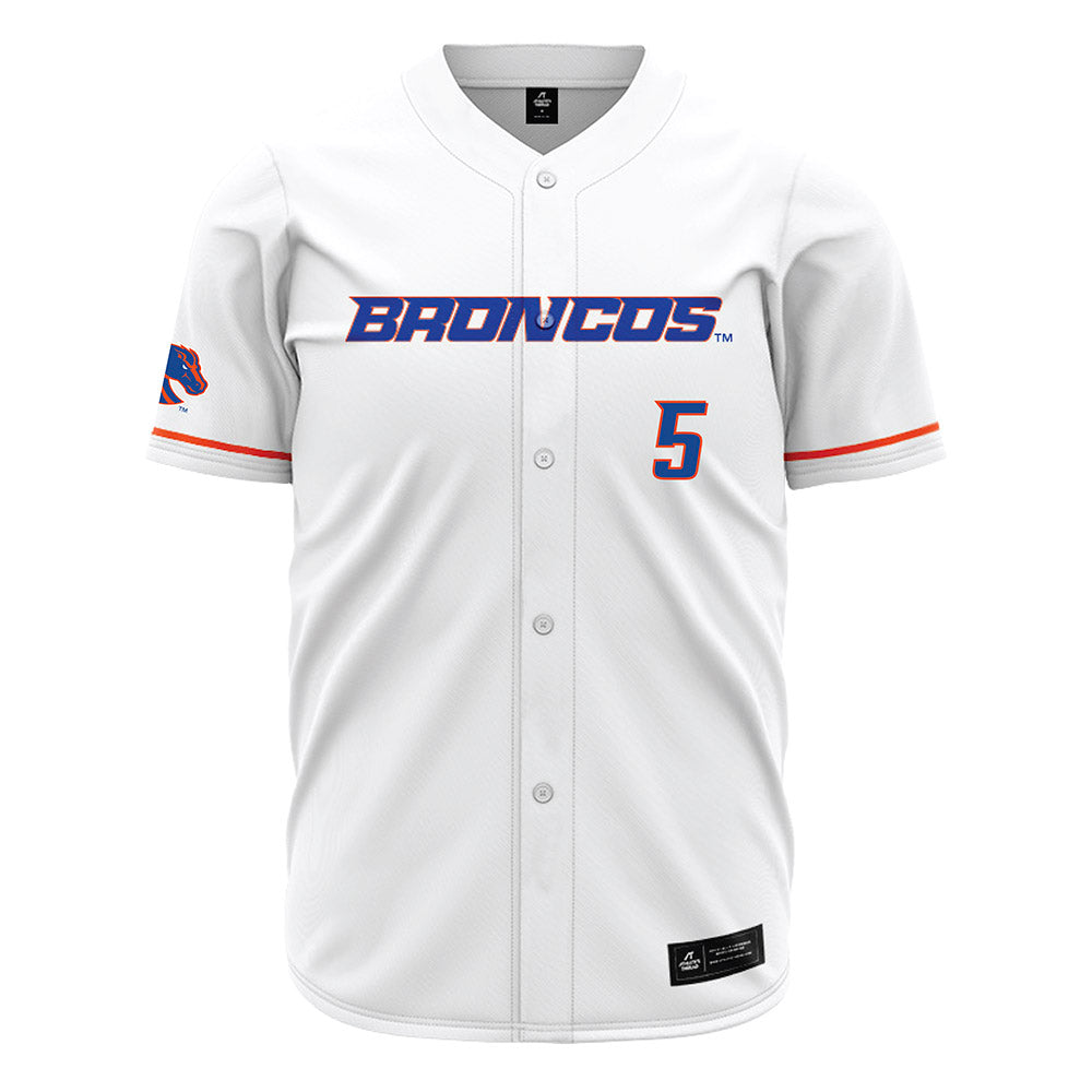 Boise State - NCAA Men's Basketball : Rj Keene - White Jersey