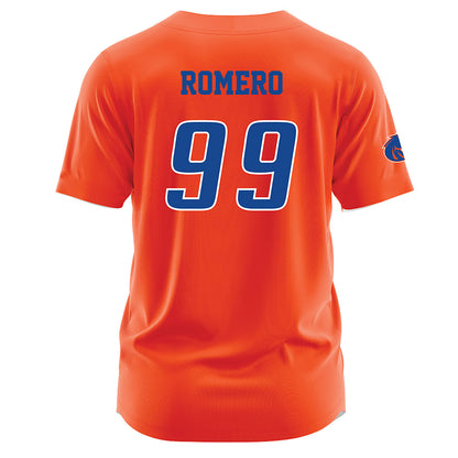 Boise State - NCAA Softball : Sophia Romero - Orange Jersey-1