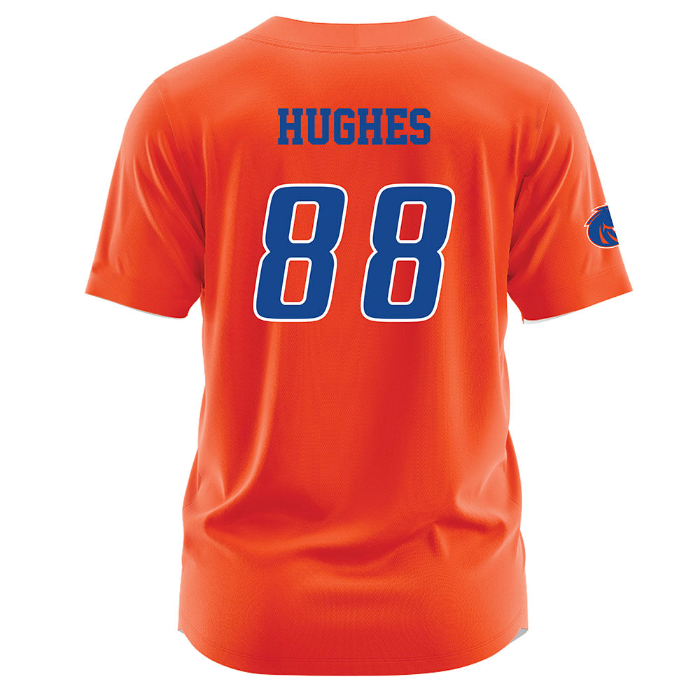 Boise State - NCAA Softball : Chloe Hughes - Orange Jersey-1