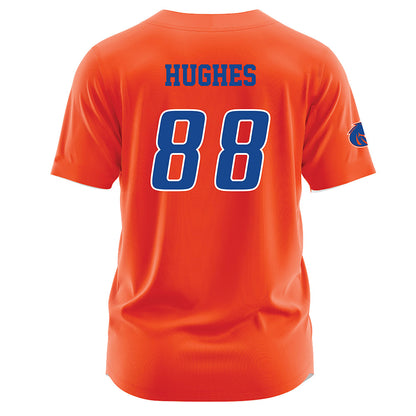 Boise State - NCAA Softball : Chloe Hughes - Orange Jersey-1