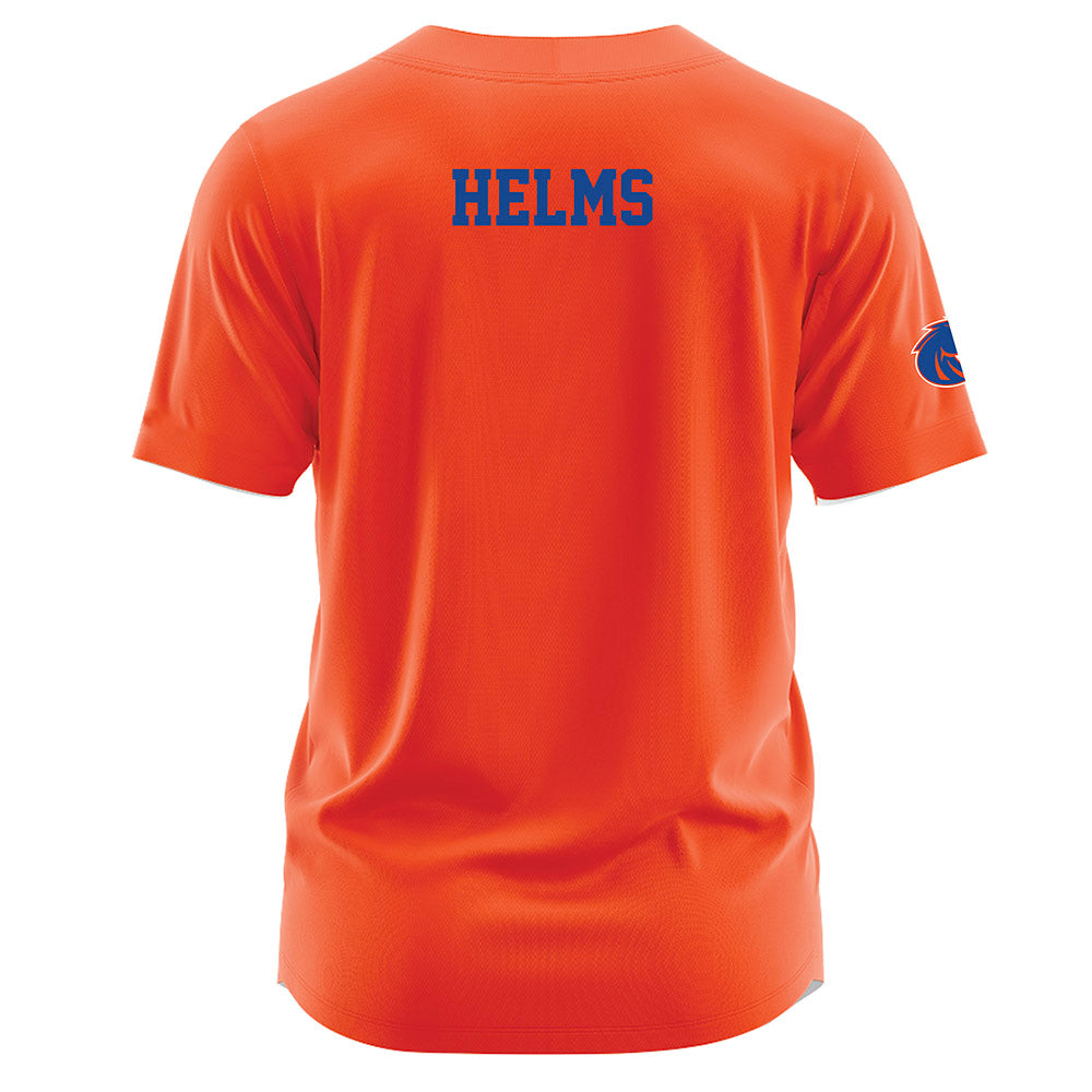 Boise State - NCAA Men's Track & Field : Landon Helms - Orange Jersey-1