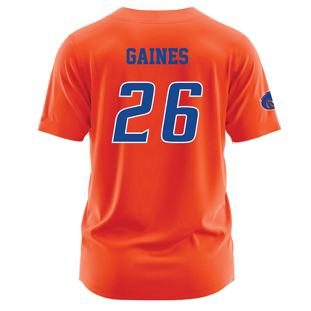 Boise State - NCAA Football : Sire Gaines - Orange Jersey