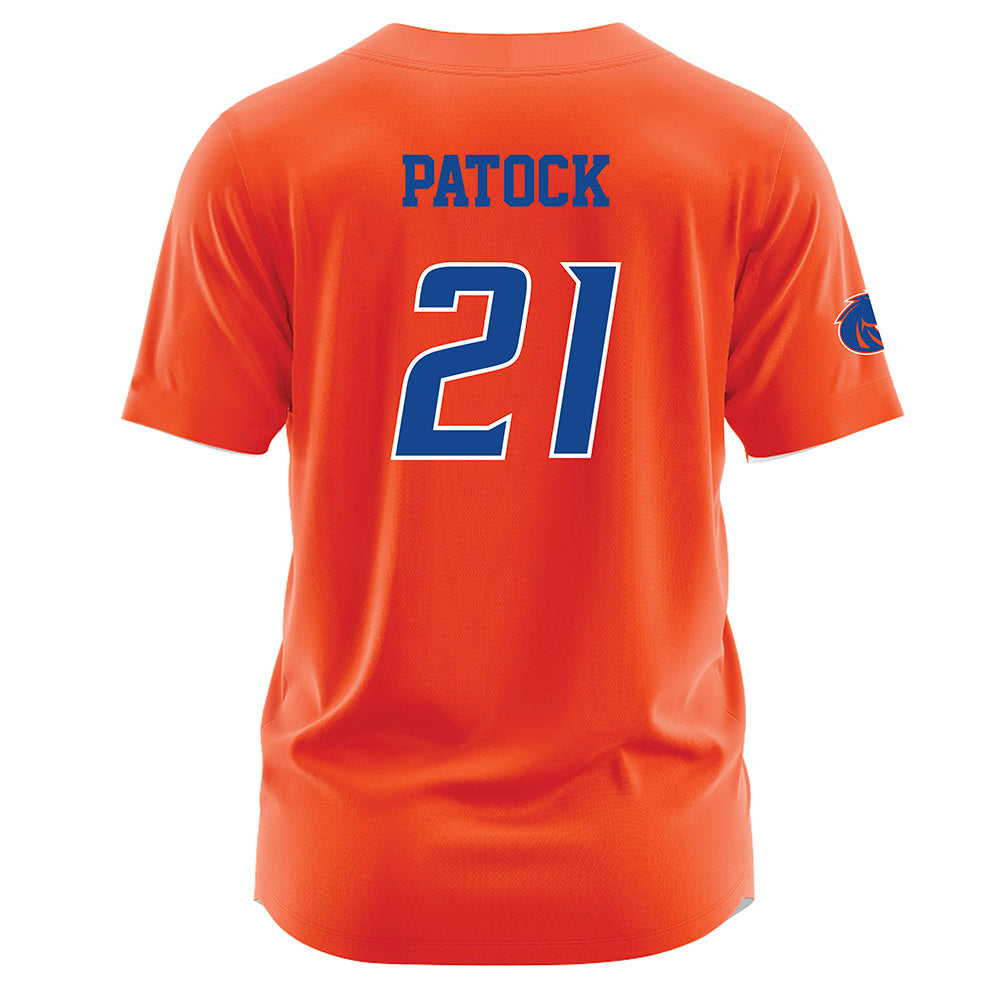 Boise State - NCAA Beach Volleyball : Lily Patock - Orange Jersey-1