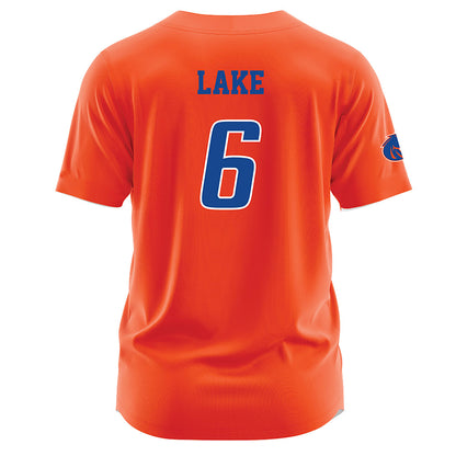 Boise State - NCAA Softball : Megan Lake - Orange Jersey