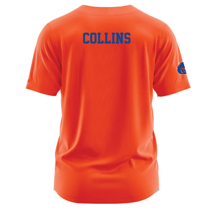 Boise State - NCAA Women's Track & Field : Nadia Collins - Orange Jersey-1