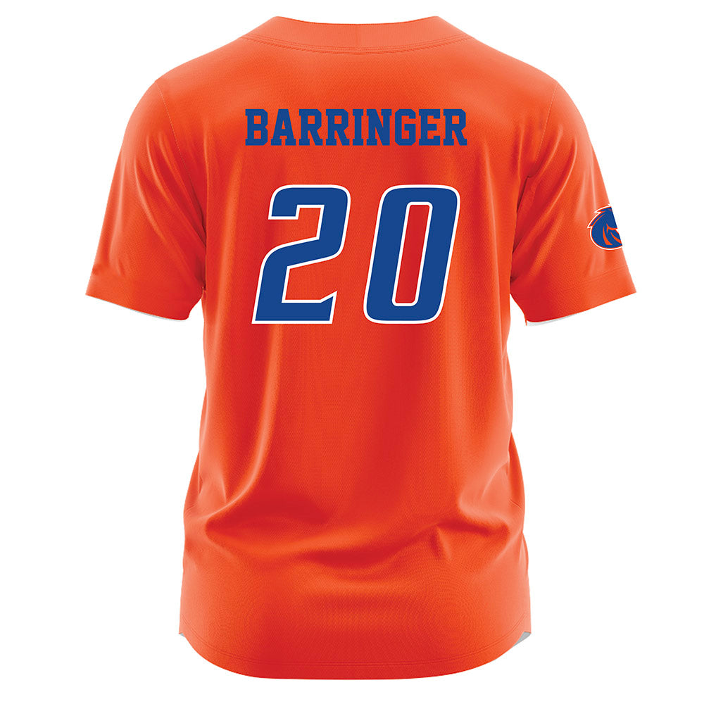 Boise State - NCAA Men's Basketball : Vince Barringer - Orange Jersey