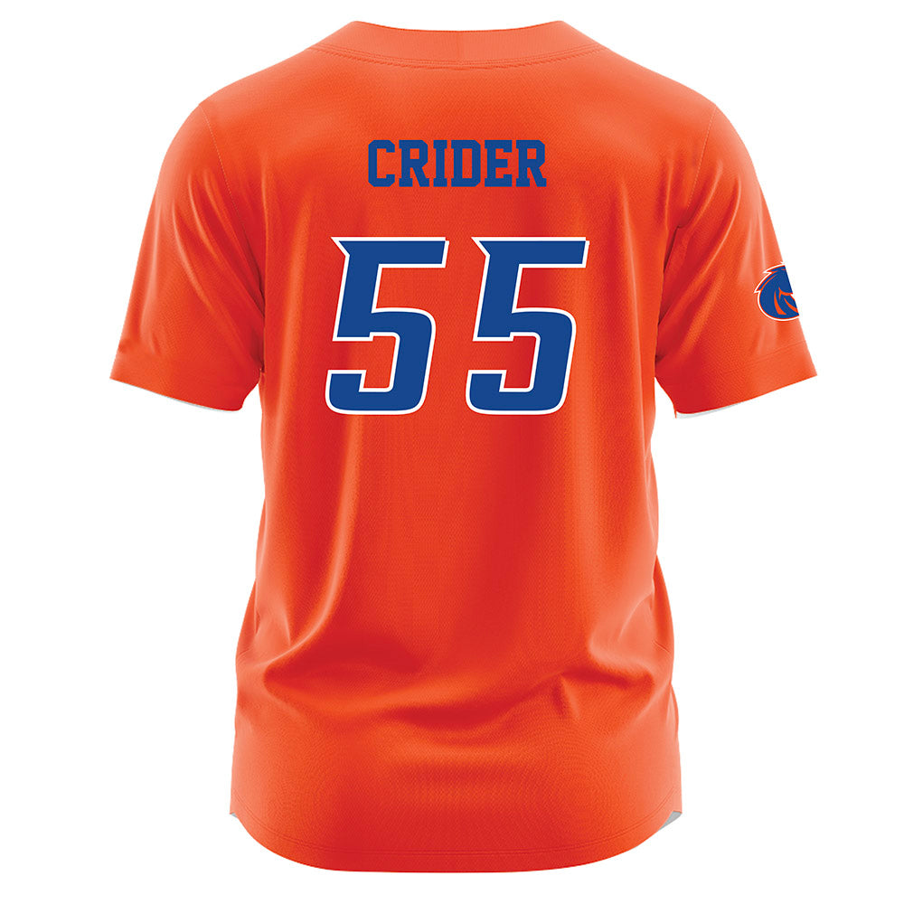 Boise State - NCAA Softball : Jorja Crider - Orange Jersey-1