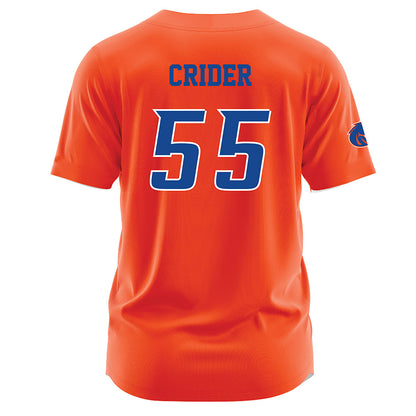Boise State - NCAA Softball : Jorja Crider - Orange Jersey-1