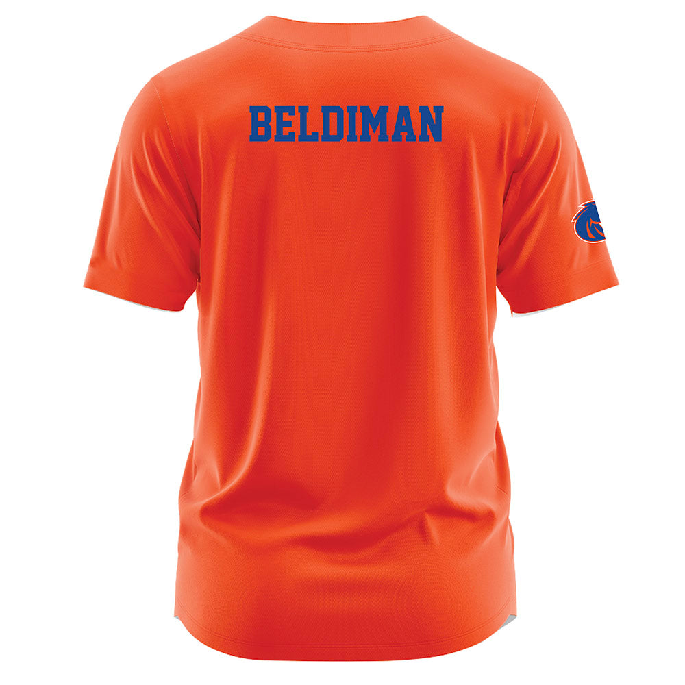 Boise State - NCAA Women's Tennis : Stella Beldiman - Orange Jersey-1