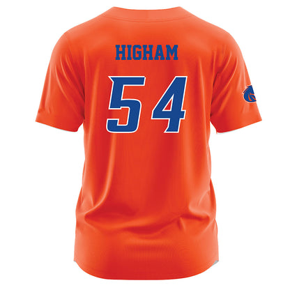 Boise State - NCAA Football : Hunter Higham - Orange Jersey-1