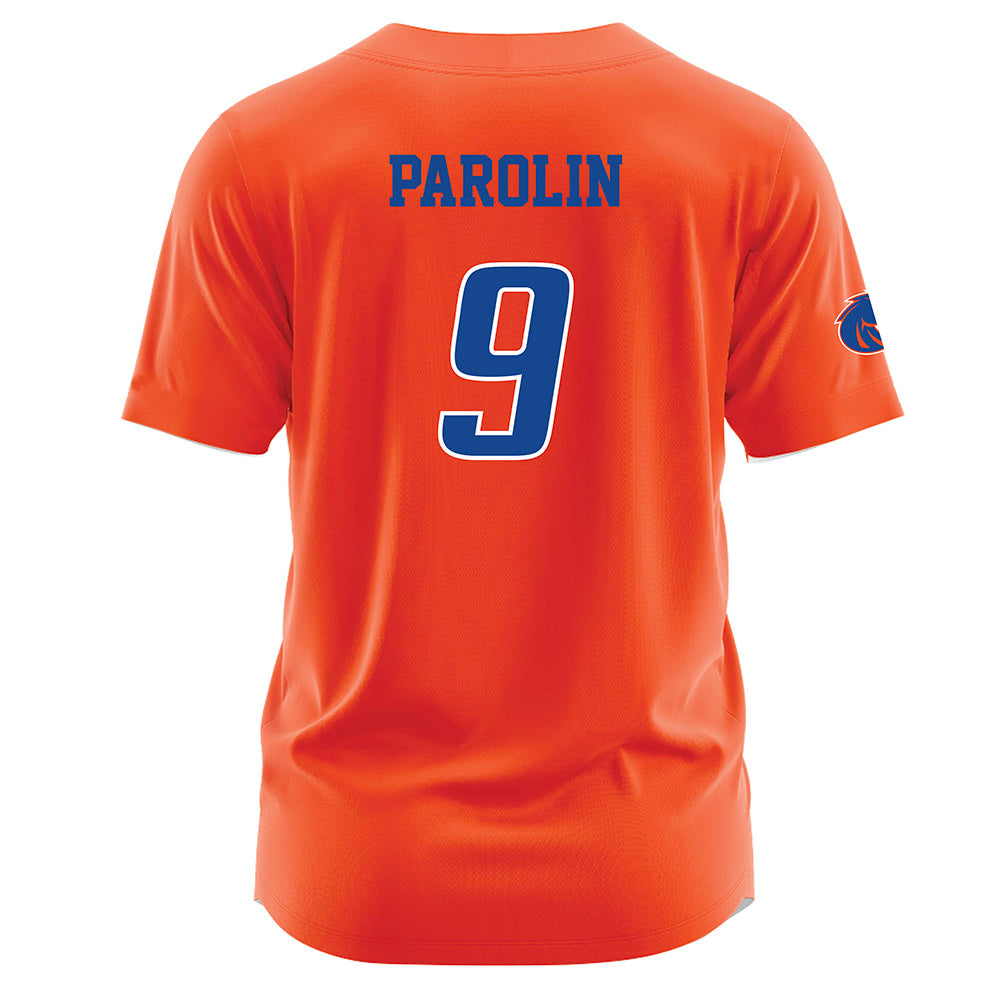 Boise State - NCAA Men's Basketball : Dom Parolin - Orange Jersey-1