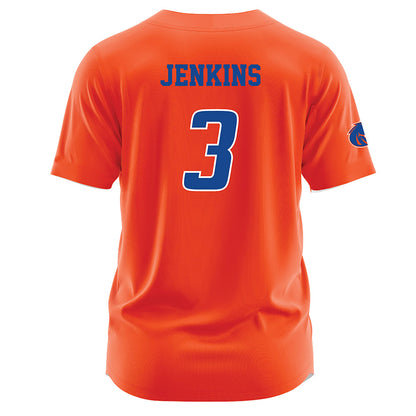 Boise State - NCAA Softball : Talia Jenkins - Orange Jersey-1