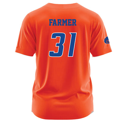 Boise State - NCAA Softball : Hollie Farmer - Orange Jersey-1