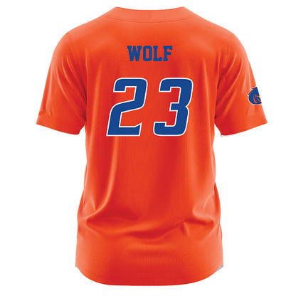 Boise State - NCAA Beach Volleyball : Abbie Wolf - Orange Jersey