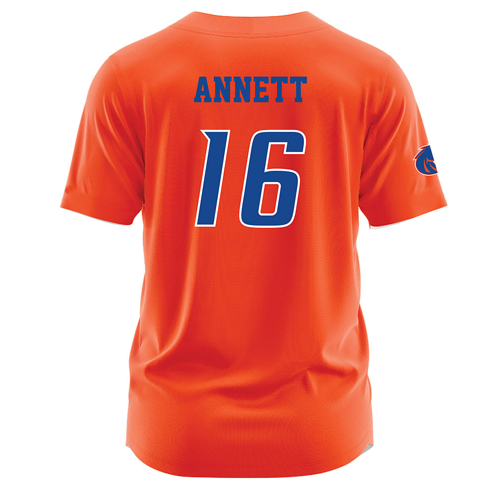 Boise State - NCAA Football : Kaleb Annett - Orange Jersey