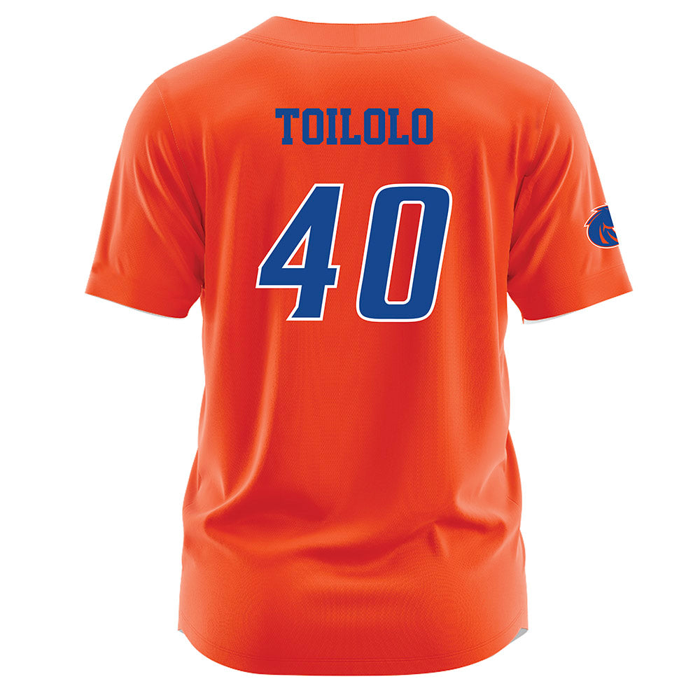Boise State - NCAA Football : De'Shawn Toilolo - Orange Jersey-1