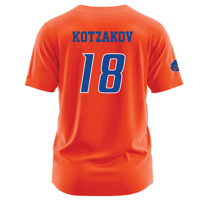 Boise State - NCAA Women's Volleyball : Anabel Kotzakov - Orange Jersey