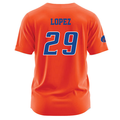 Boise State - NCAA Football : Milo Lopez - Orange Jersey