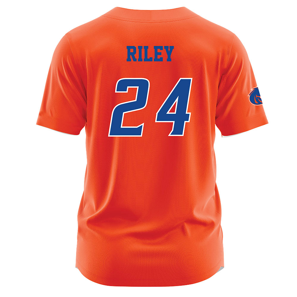 Boise State - NCAA Softball : Rustie Riley - Orange Jersey-1