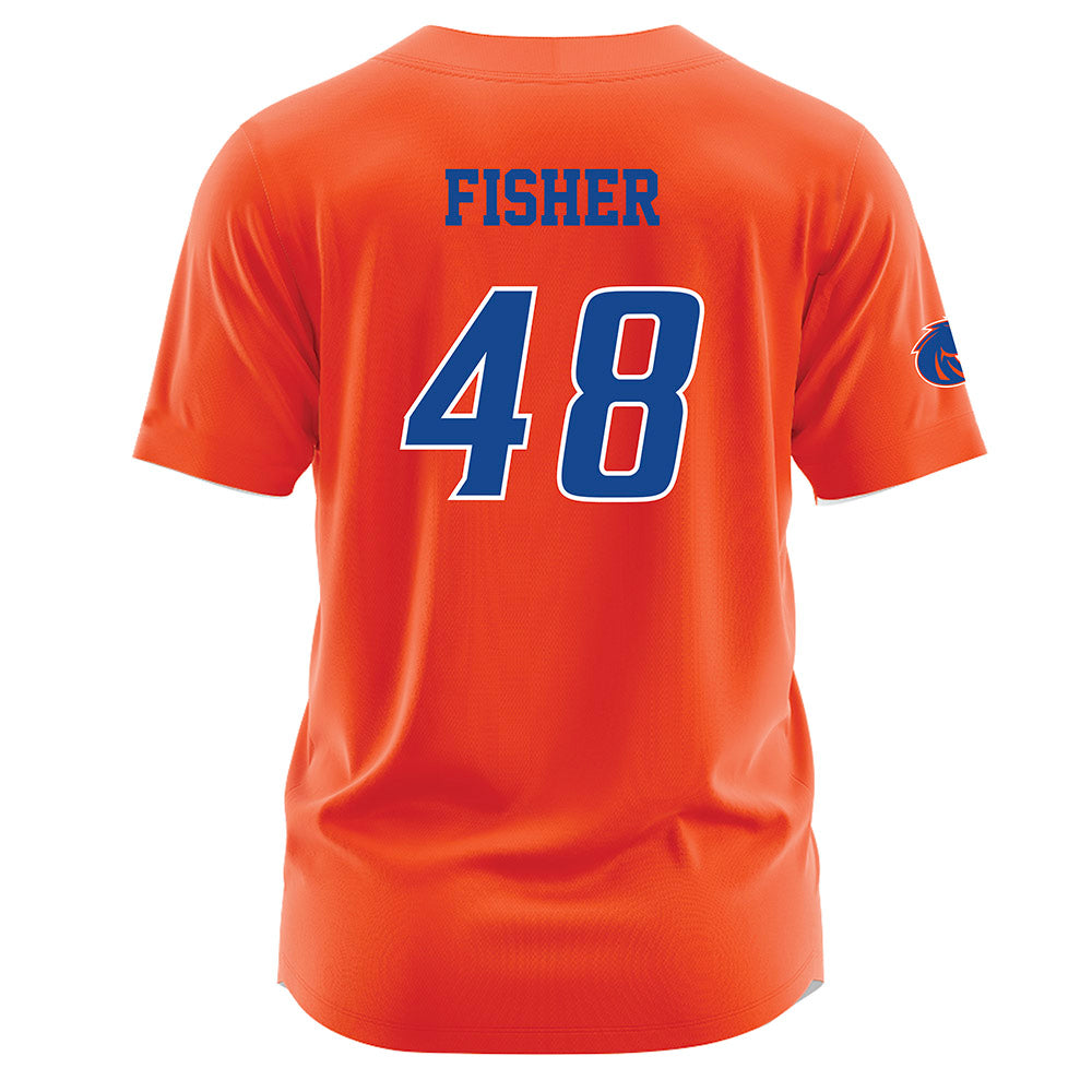 Boise State - NCAA Football : Oliver Fisher - Orange Jersey