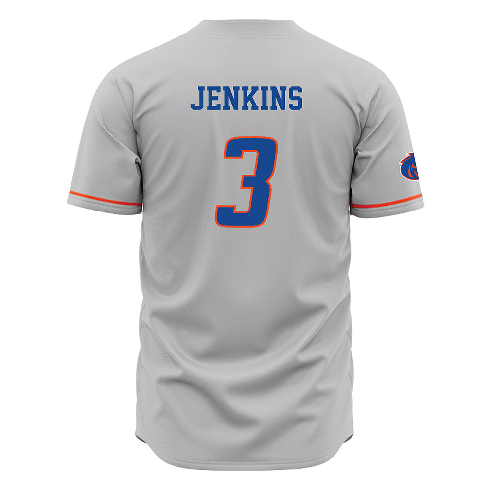 Boise State - NCAA Softball : Talia Jenkins - Grey Jersey-1