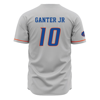 Boise State - NCAA Football : Derek Ganter Jr - Grey Jersey-1