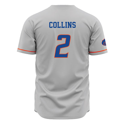 Boise State - NCAA Women's Soccer : Natalie Collins - Grey Jersey-1