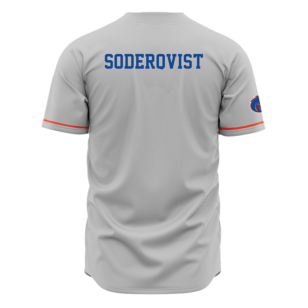 Boise State - NCAA Men's Tennis : Filip Soderqvist - Grey Jersey-1