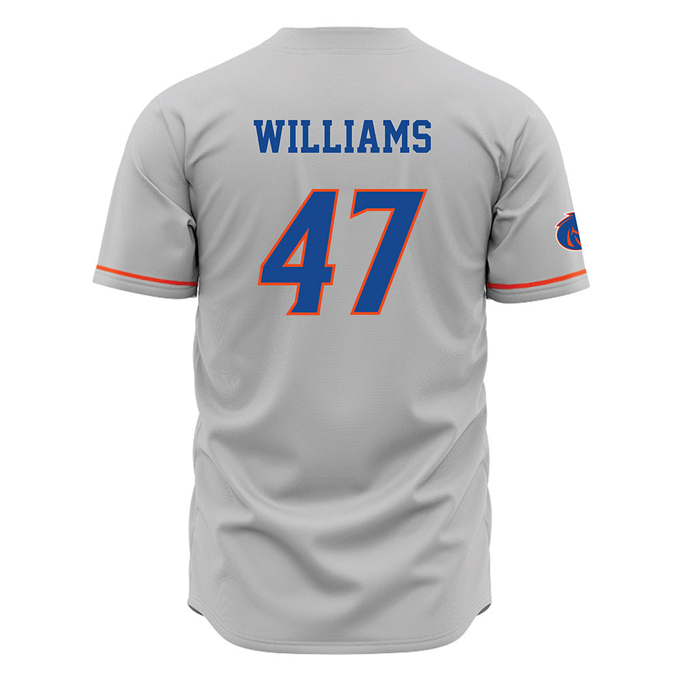 Boise State - NCAA Football : Jacob Williams - Grey Jersey