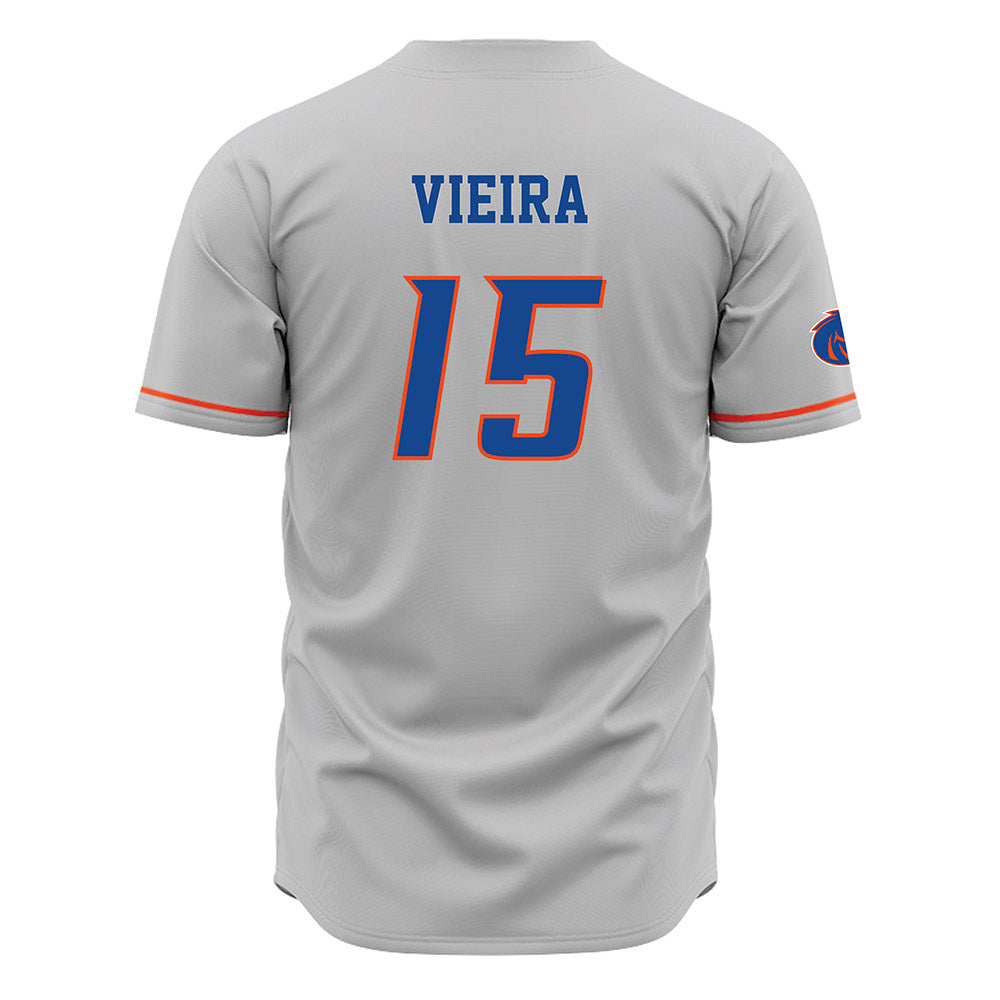 Boise State - NCAA Softball : Kaylee Vieira - Grey Jersey-1