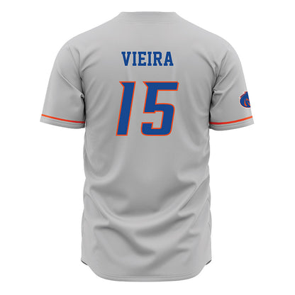 Boise State - NCAA Softball : Kaylee Vieira - Grey Jersey-1
