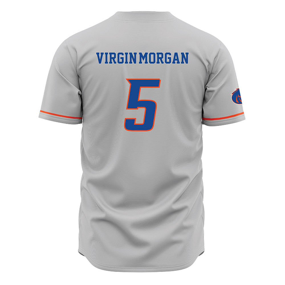 Boise State - NCAA Football : Jayden Virgin-Morgan - Grey Jersey-1