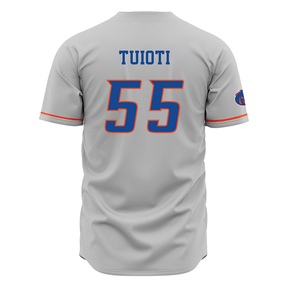 Boise State - NCAA Football : Mana Tuioti - Grey Jersey-1