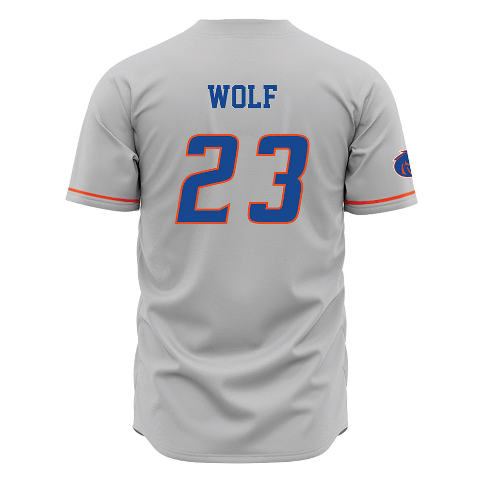 Boise State - NCAA Beach Volleyball : Abbie Wolf - Grey Jersey