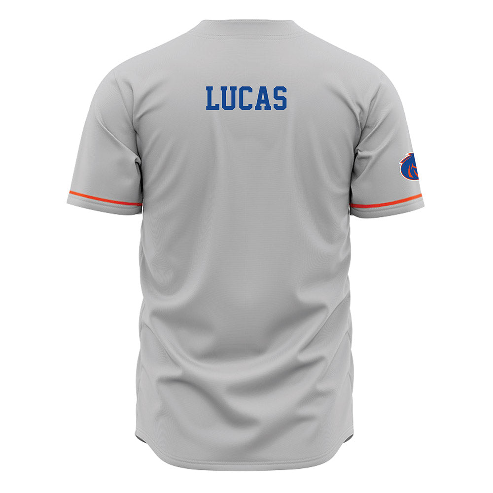 Boise State - NCAA Men's Track & Field : Cody Lucas - Grey Jersey-1
