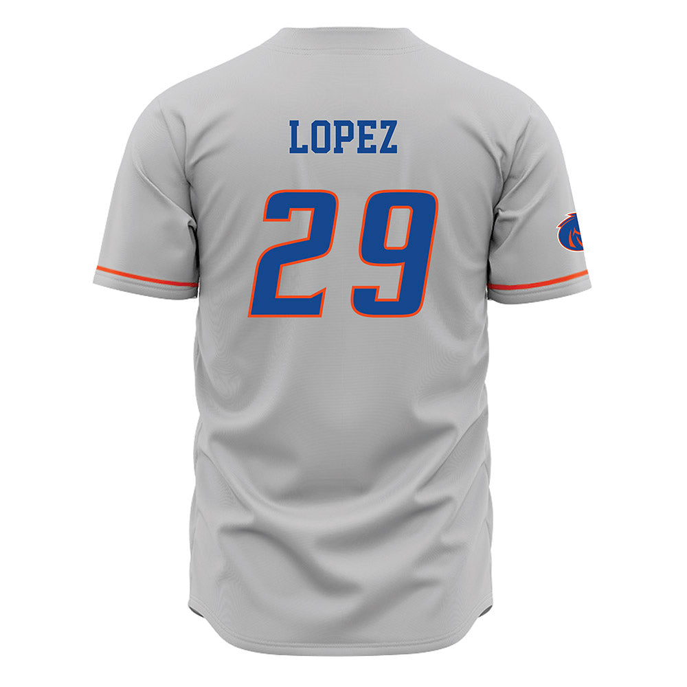 Boise State - NCAA Football : Milo Lopez - Grey Jersey