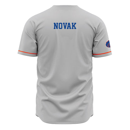 Boise State - NCAA Women's Track & Field : Nanette Novak - Grey Jersey-1