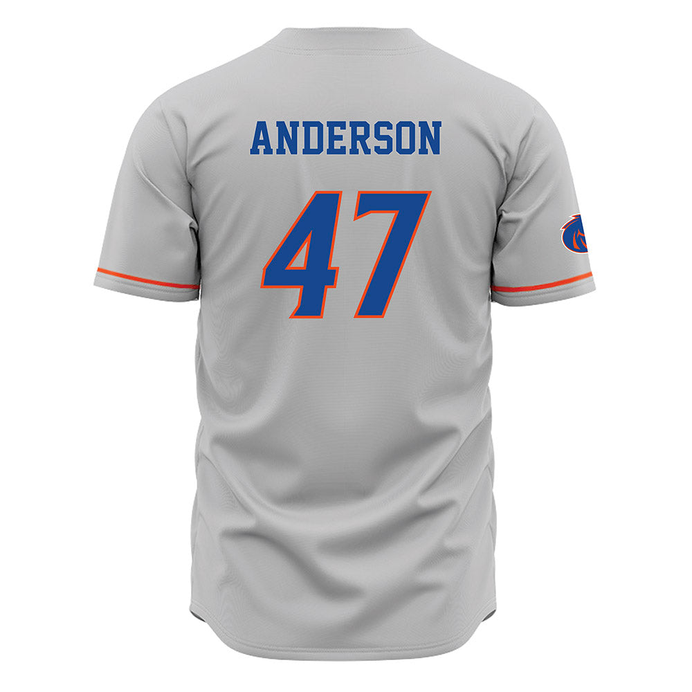 Boise State - NCAA Football : Kaden Anderson - Grey Jersey