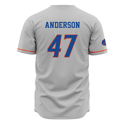 Boise State - NCAA Football : Kaden Anderson - Grey Jersey