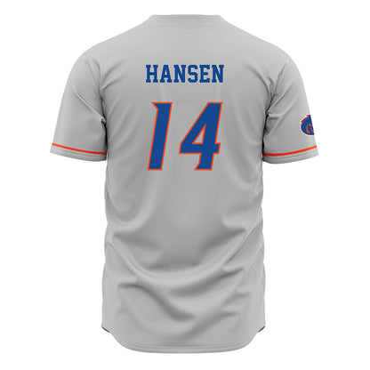 Boise State - NCAA Women's Basketball : Mya Hansen - Grey Jersey-1