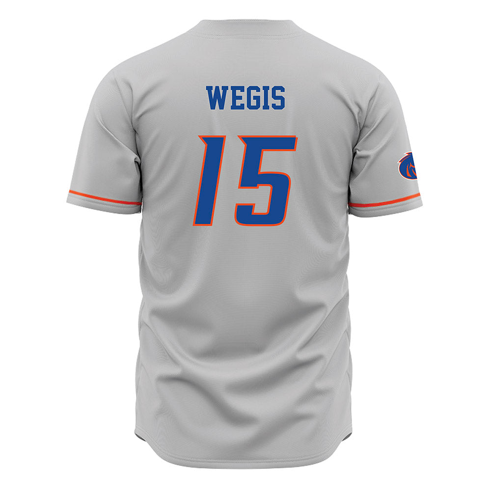 Boise State - NCAA Football : Tyler Wegis - Grey Jersey