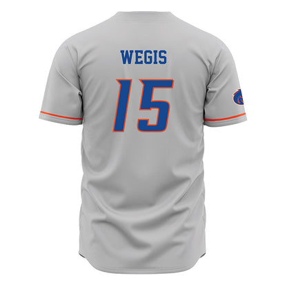 Boise State - NCAA Football : Tyler Wegis - Grey Jersey