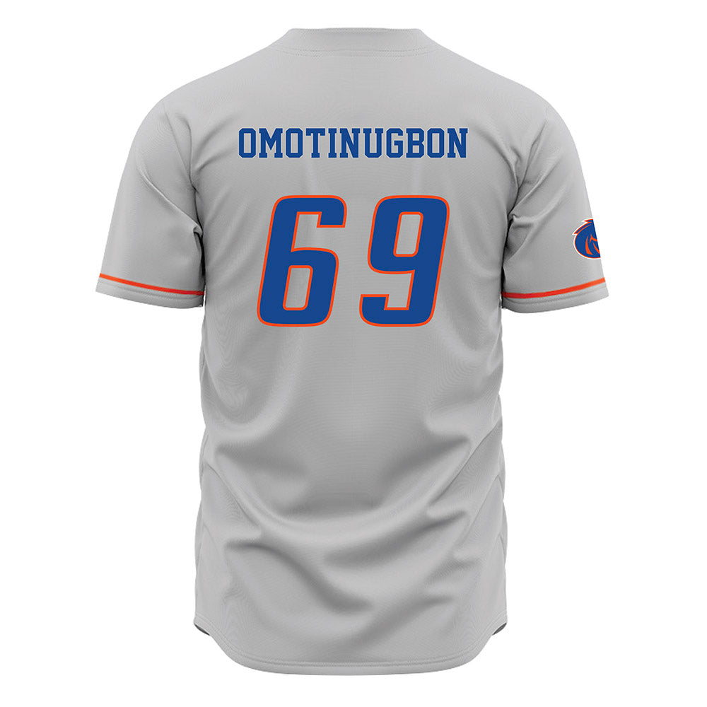 Boise State - NCAA Football : Eyitayo Omotinugbon - Grey Jersey