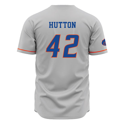 Boise State - NCAA Football : Mason Hutton - Grey Jersey