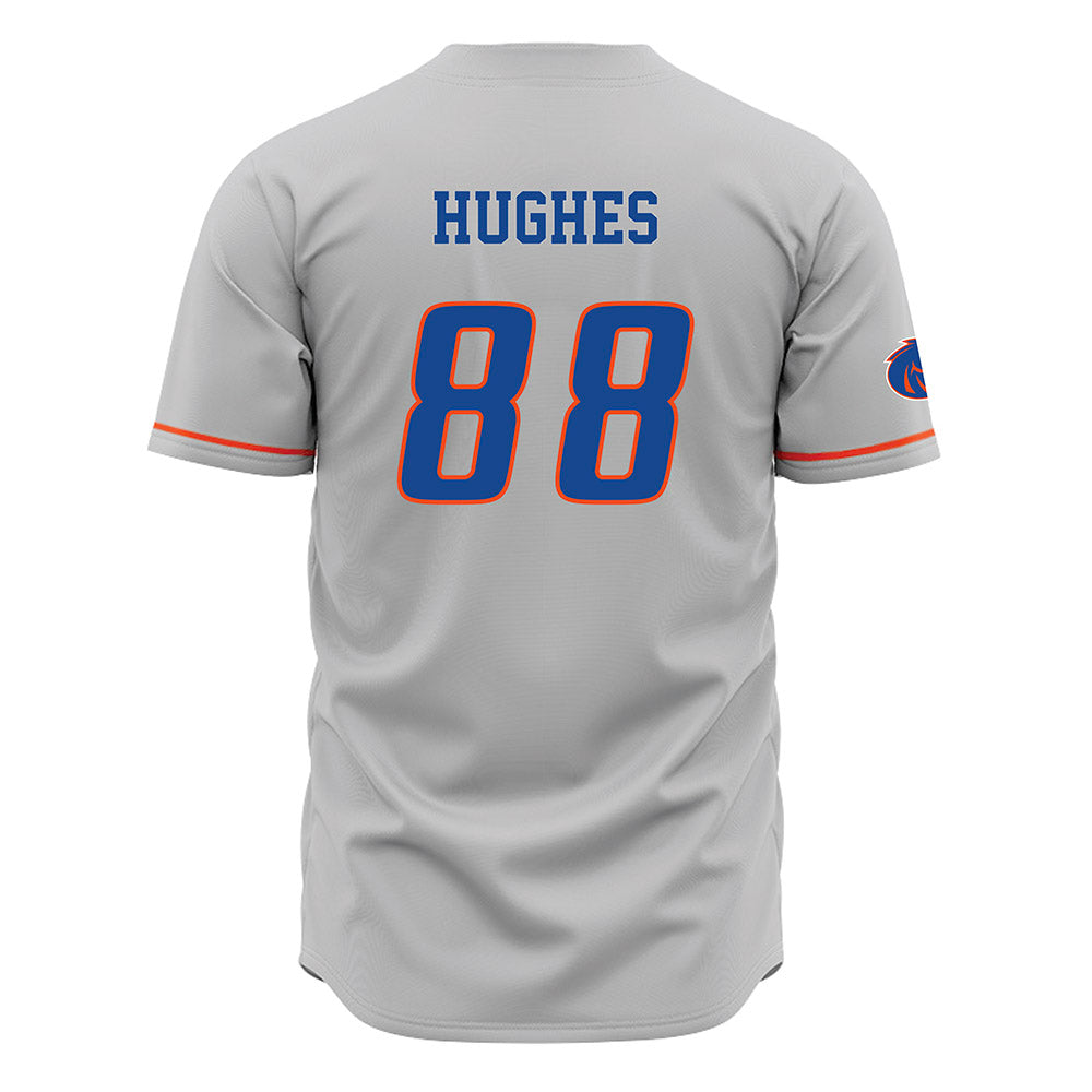 Boise State - NCAA Softball : Chloe Hughes - Grey Jersey-1