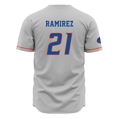 Boise State - NCAA Men's Basketball : Brennan Ramirez - Grey Jersey-1