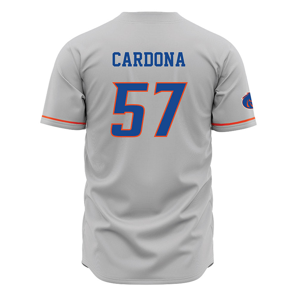 Boise State - NCAA Football : Nathan Cardona - Grey Jersey