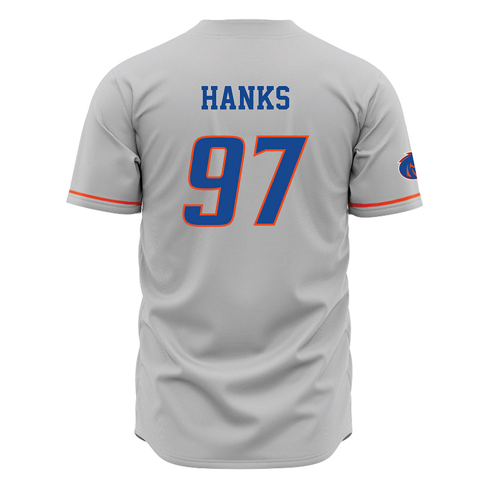 Boise State - NCAA Football : Hayden Hanks - Grey Jersey