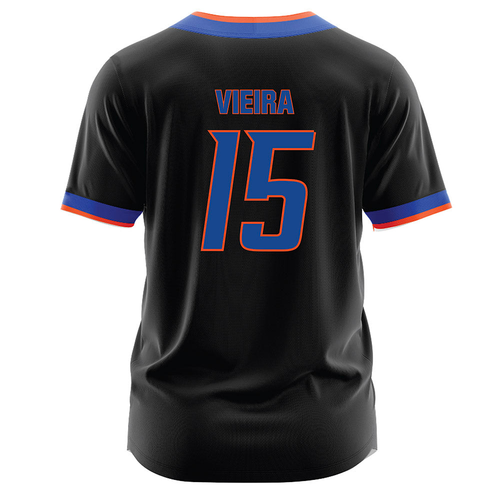Boise State - NCAA Softball : Kaylee Vieira - Black Jersey-1